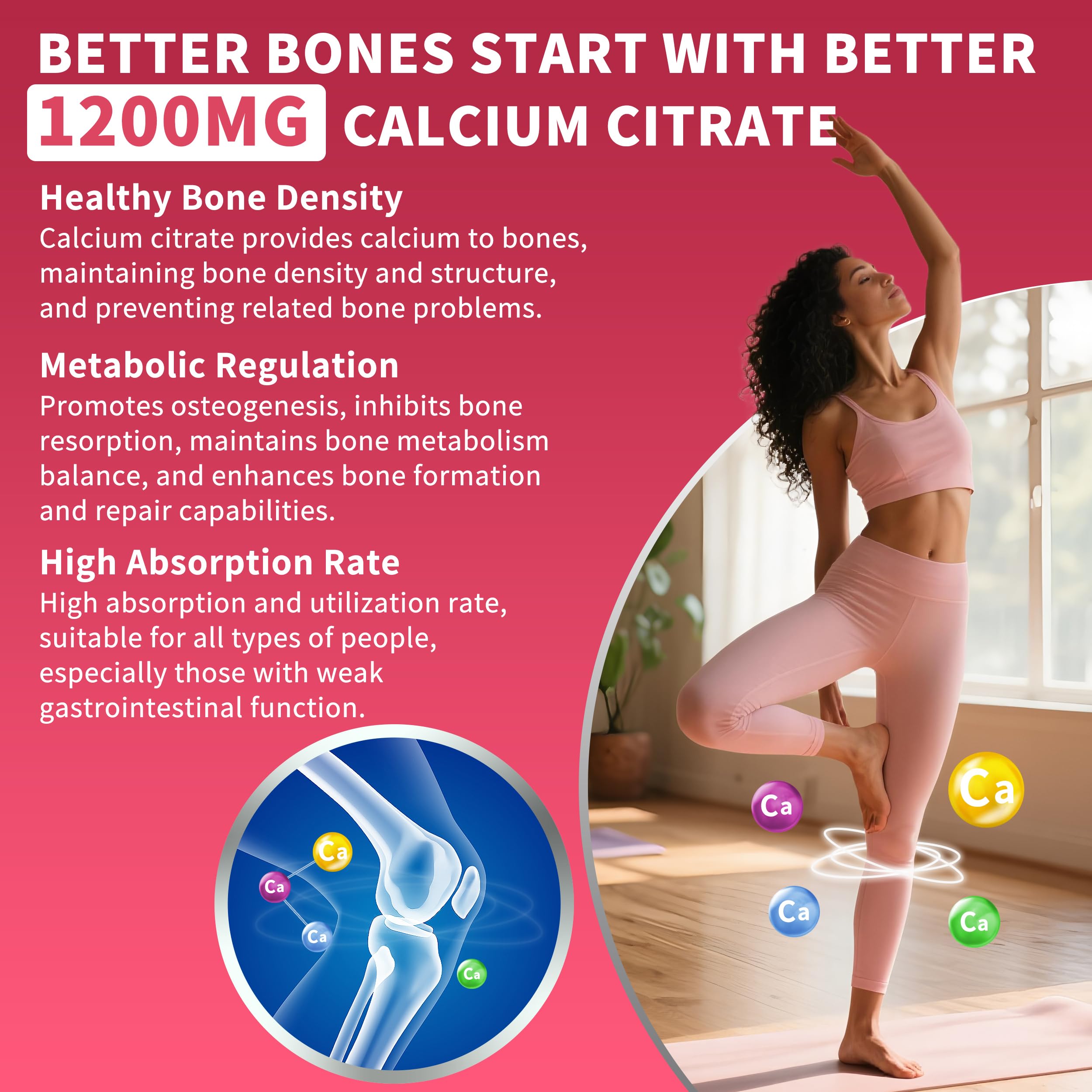 Hudetex high-bioavailability calcium citrate formula aids absorption.