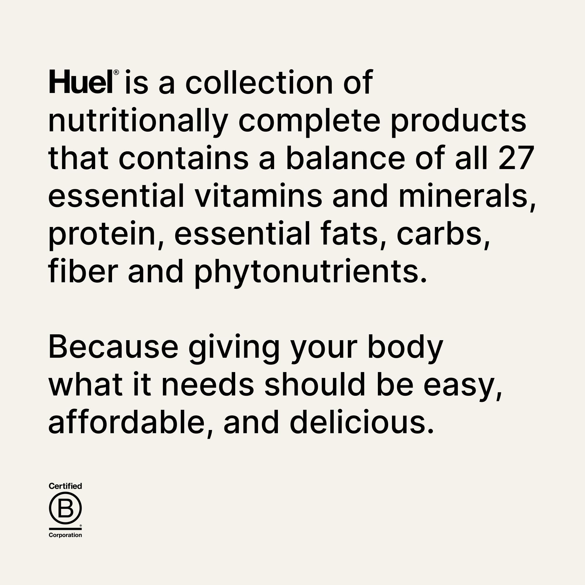 Huel Black Edition balance bottle pour showing clean dairy-free nutrition on the go.