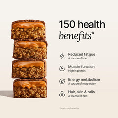 Huel bar in gym bag, post-workout protein recharge.