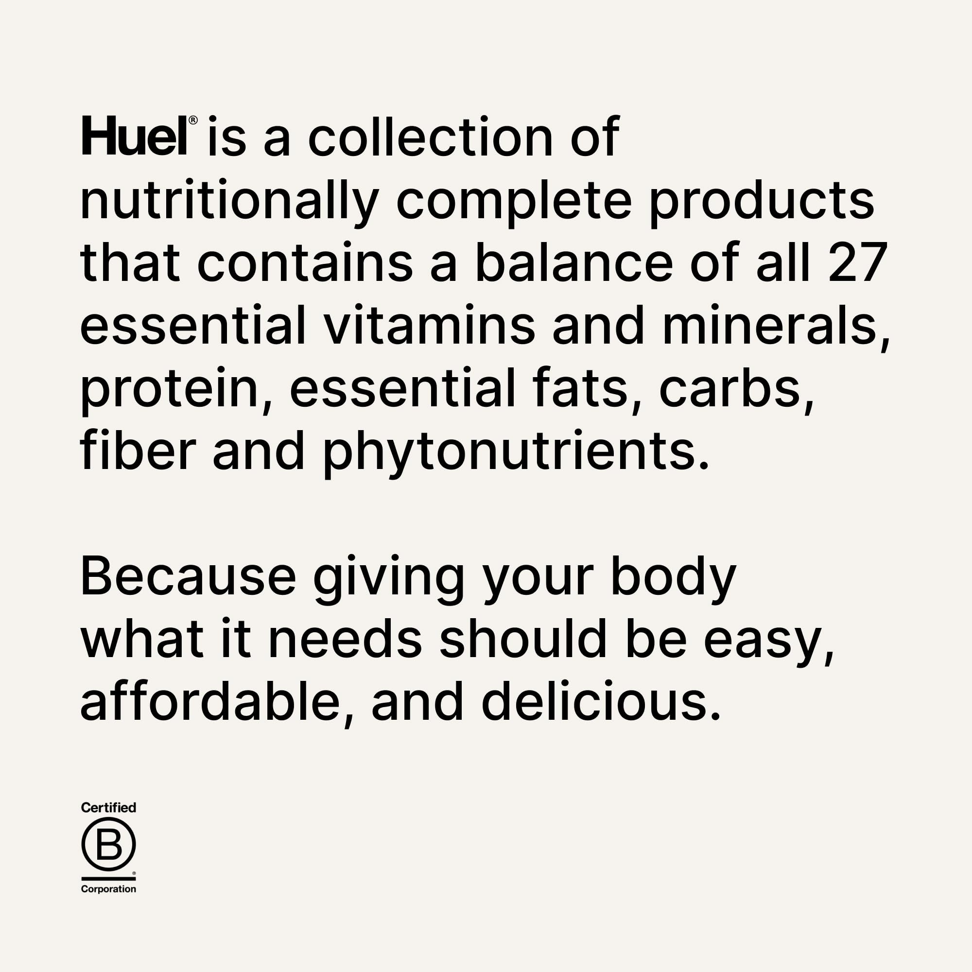 Huel Complete Nutrition bar shelf display, 12-pack showcased for shoppers