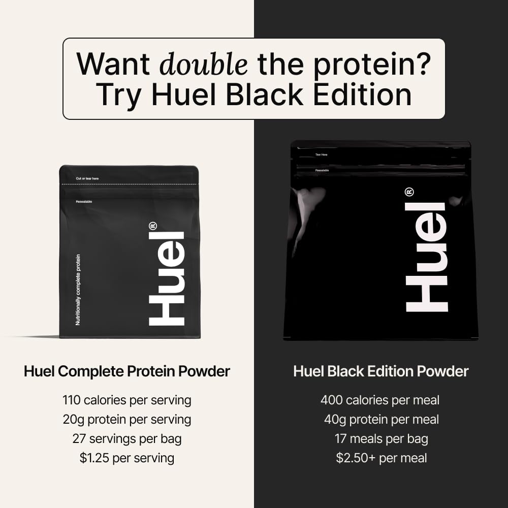 Eco-friendly packaging concept with Huel branding