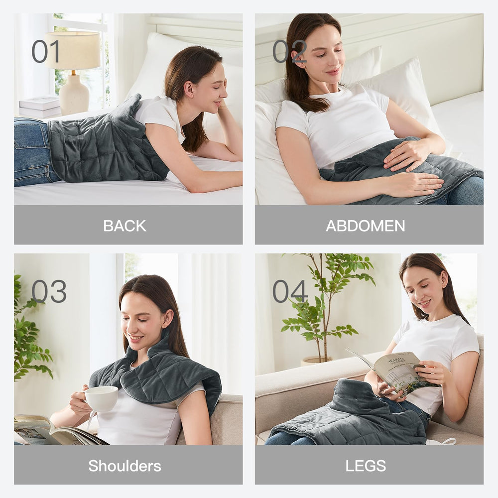 Hugcubs extra-hot heat delivers deeper muscle warmth for relaxation.