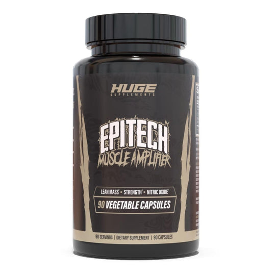 Huge Supplements Epitech Epicatechin bottle ready for daily endurance and recovery support.