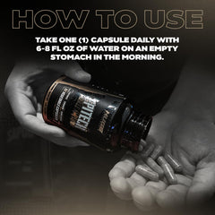 Huge Supplements Epitech Epicatechin shown with gym gear suggests training-focused supplementation.