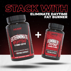 Huge Supplements Exterminate Night Time label details emphasize quality and safety