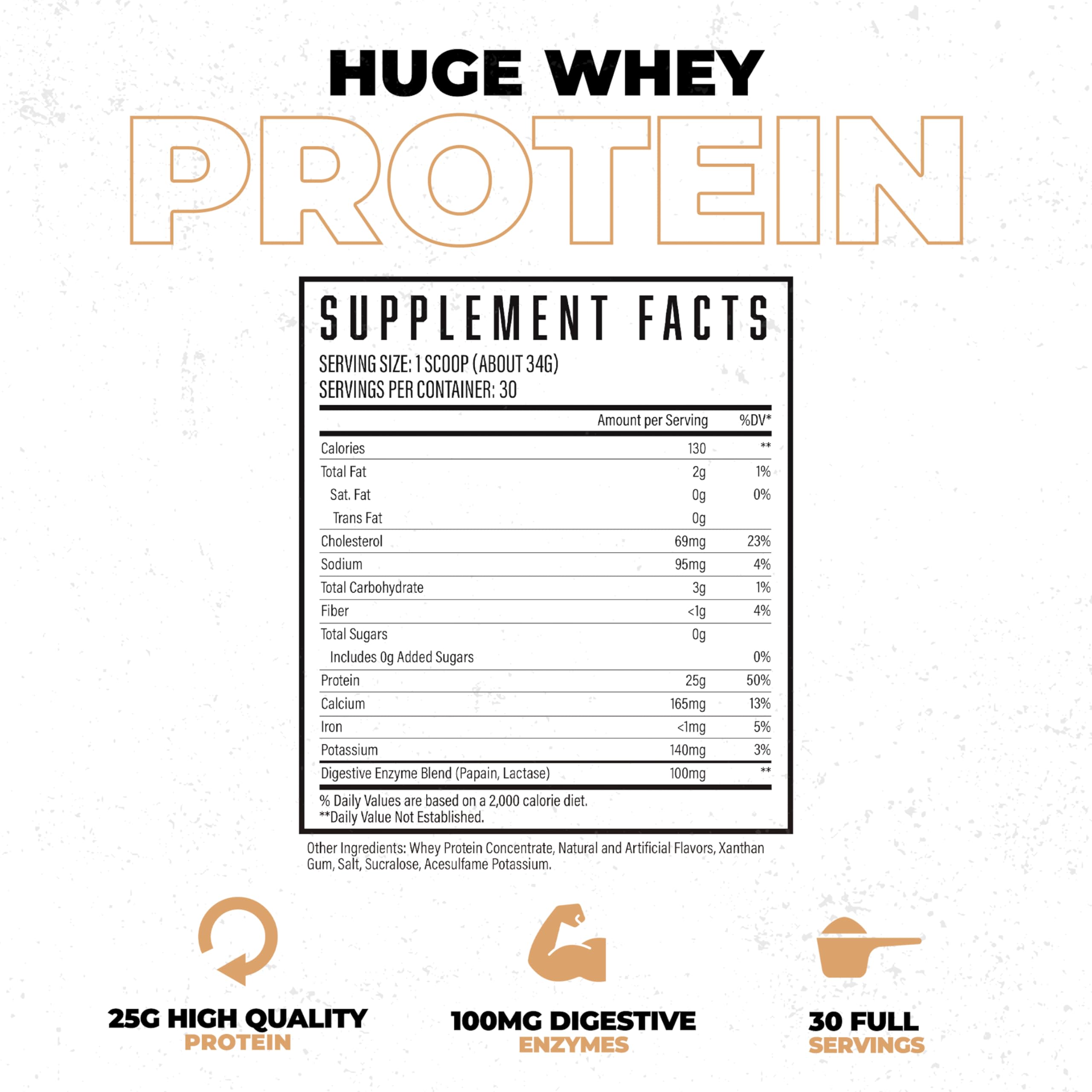 30 servings jar ready for daily muscle support