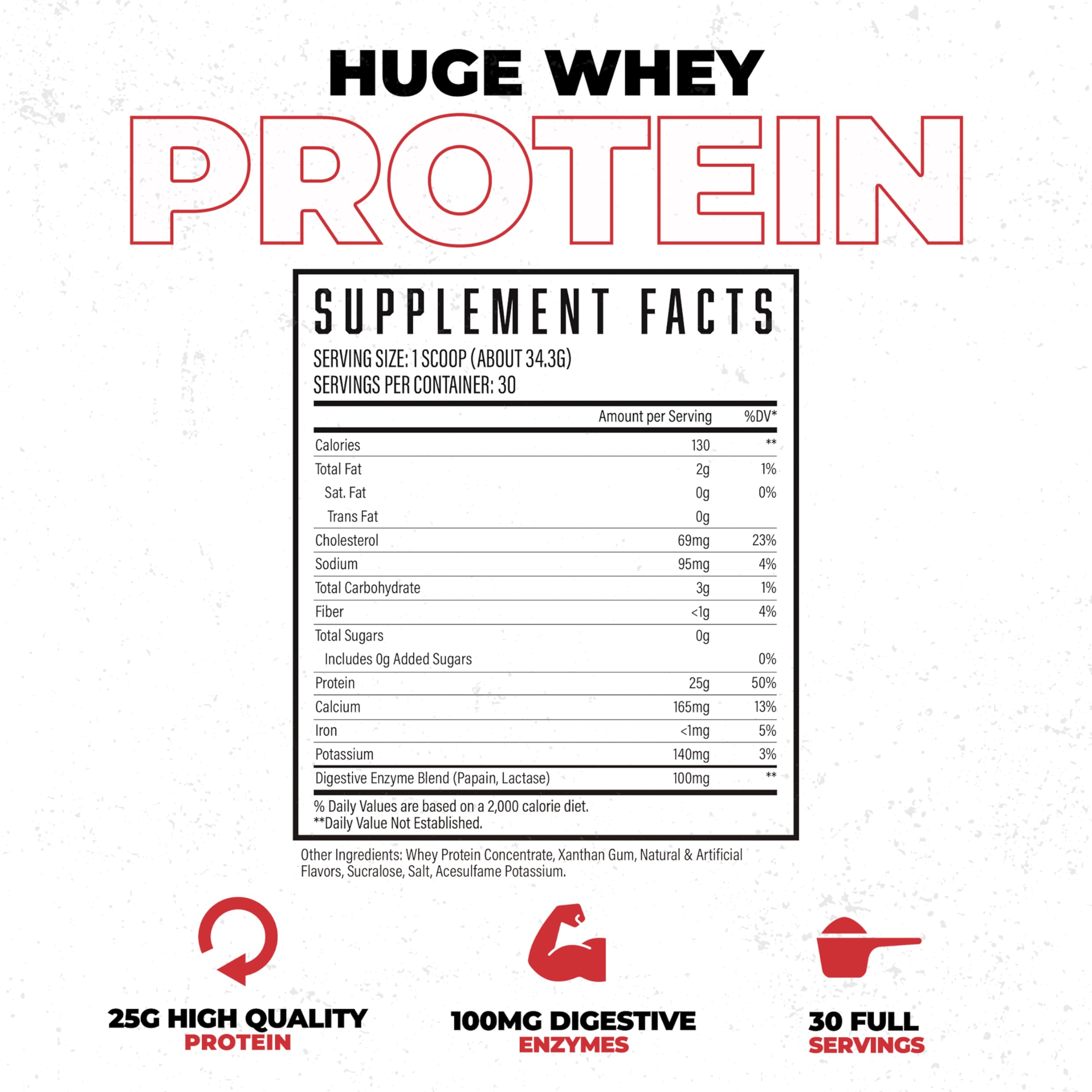 Huge Whey cup with raspberry shake demonstrates flavorful energy after training