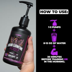 Huge Supplements Liquid L-Carnitine 3000 flavor profile offers refreshing, stimulant-free enjoyment.