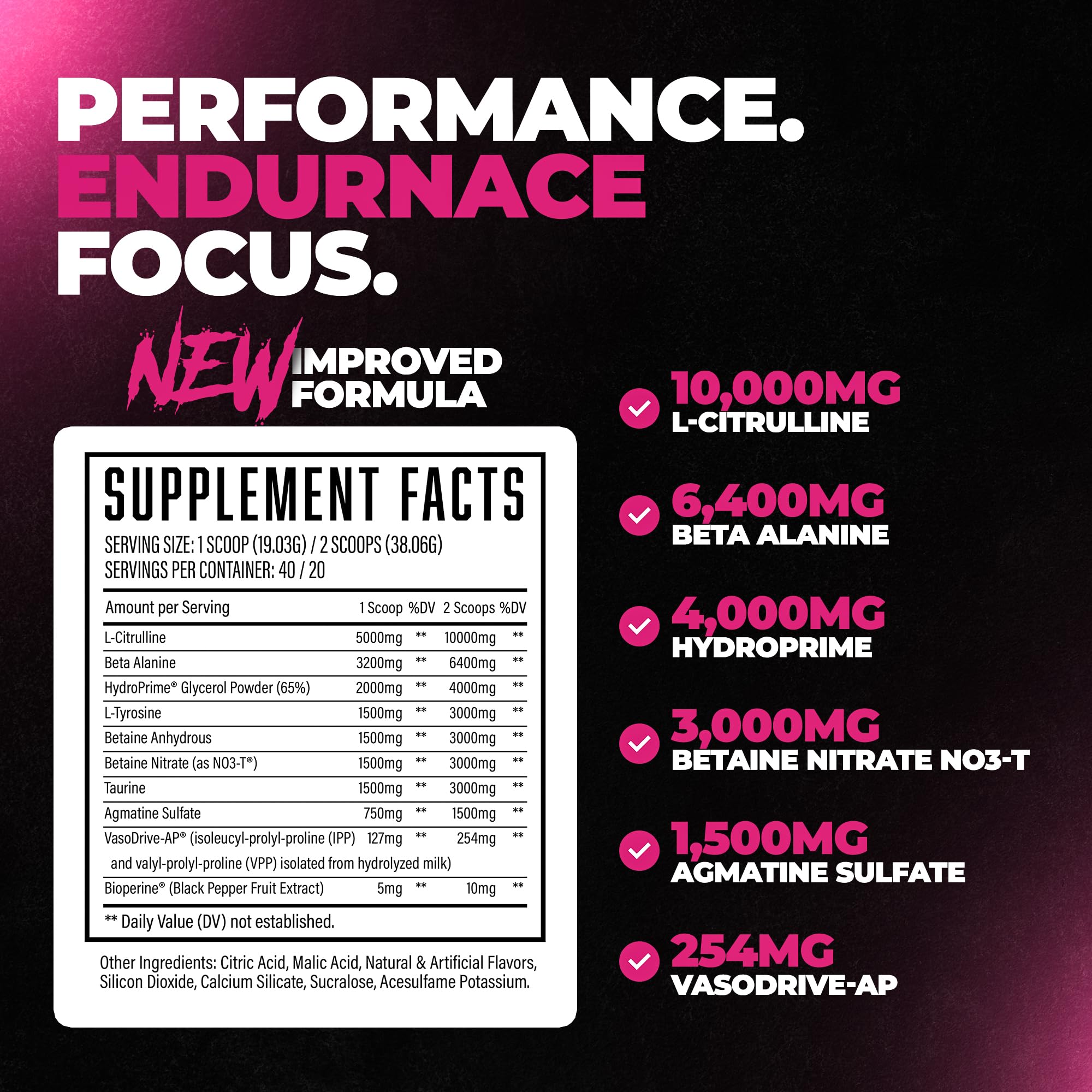 Huge Supplements Pump Serum label closeup emphasizing non-stim formula for steady pumps
