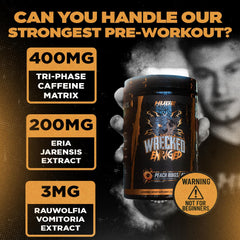 Huge Supplements Wrecked Enraged stack-ready image implies maximum effort training.