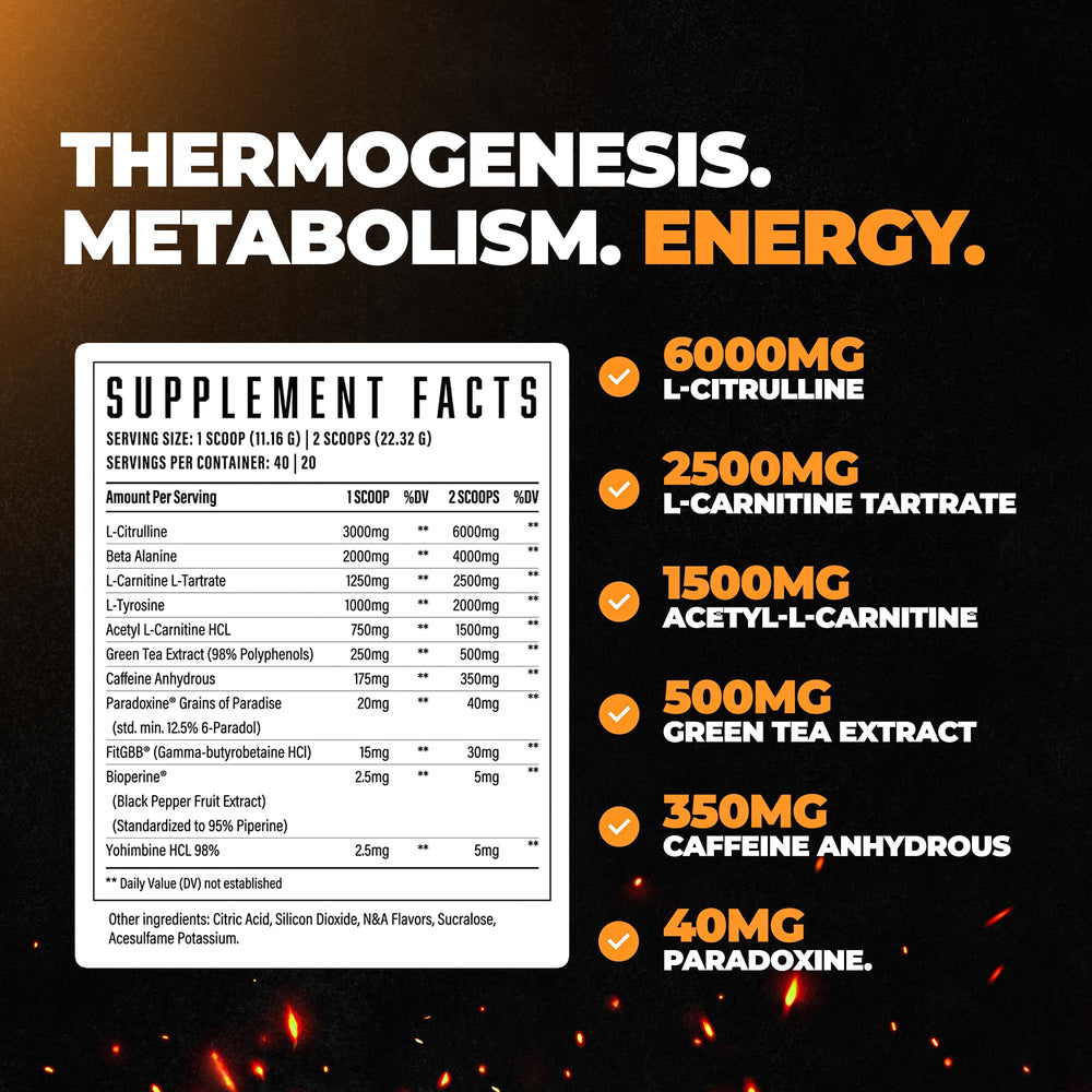 Huge Supplements Wrecked Inferno label and ingredients highlighting transparency and quality.