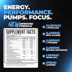 Huge Supplements Wrecked scoop dispensing powder before workouts