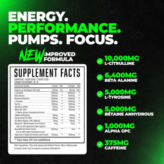 Huge Supplements Wrecked scoop highlights convenient serving for focused workouts.