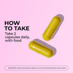 Two capsules daily provide a consistent 1200mg serving.