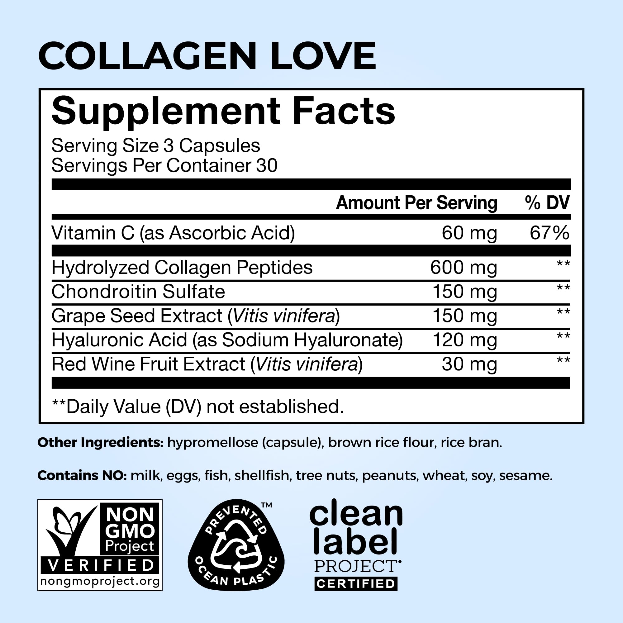 HUM Collagen Love Skin packaging open reveals seal and bottle details.