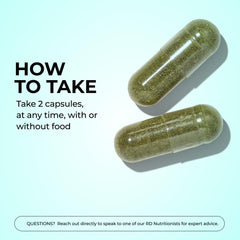 HUM Daily Cleanse capsules alongside fresh greens implying digestive support.
