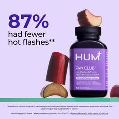 HUM Fan Club patented strain highlights trusted daily wellness support.