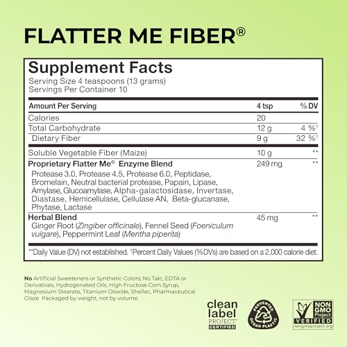 HUM Flatter Me tub label closeup highlighting clean ingredients