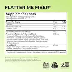 HUM Flatter Me tub label closeup highlighting clean ingredients