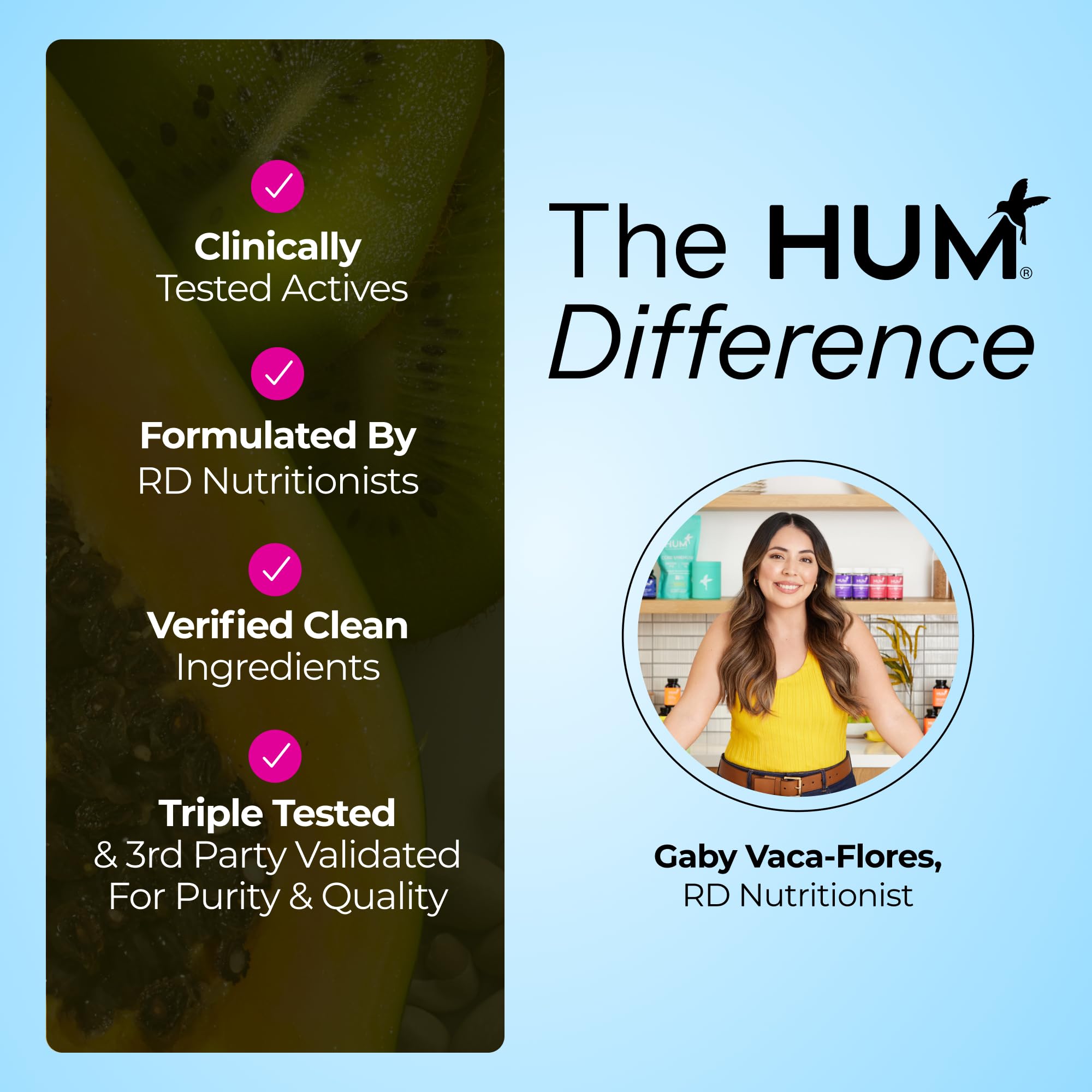 Softgels taken with a meal for convenient daily use from HUM OMG! Omega The Great