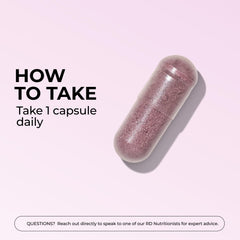 Hum Private Party product beside water illustrating easy daily intake