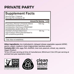 Hum Private Party packaging box displayed for convenient daily use
