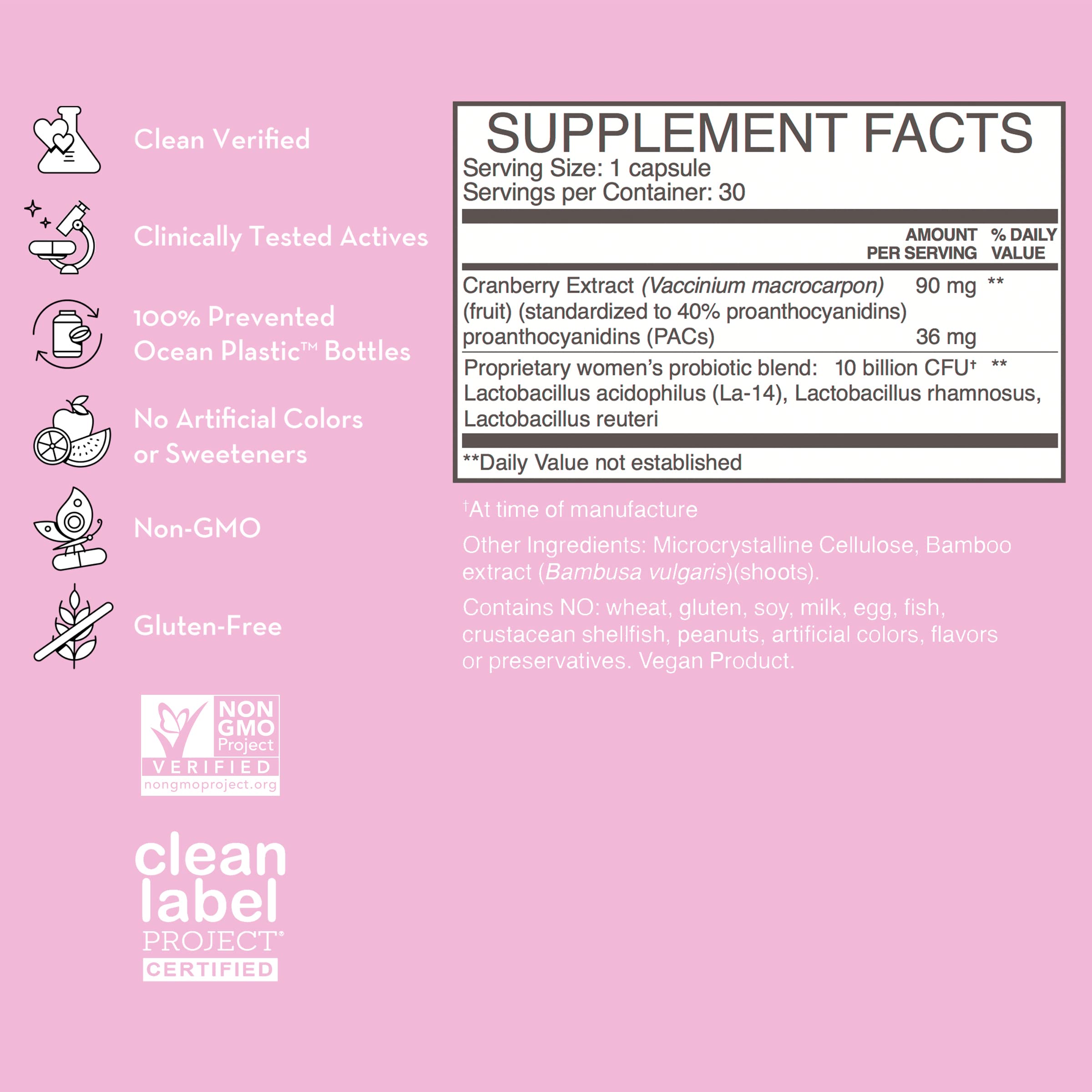 Smart packaging image highlighting non-GMO and absence of artificial additives