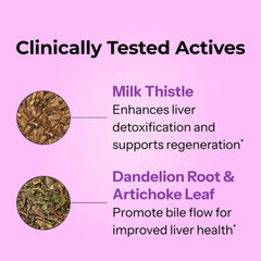 HUM Wing Man milk thistle ingredient close-up signaling antioxidant liver support.
