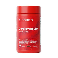 Humann Cardiovascular Health Daily bottle front view showing the product packaging and branding