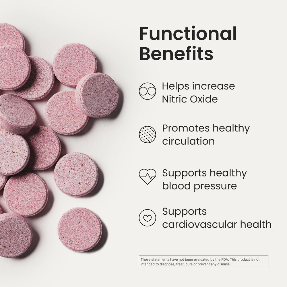 Humann Neo40 tablets dissolving on tongue with quick fruity flavor.