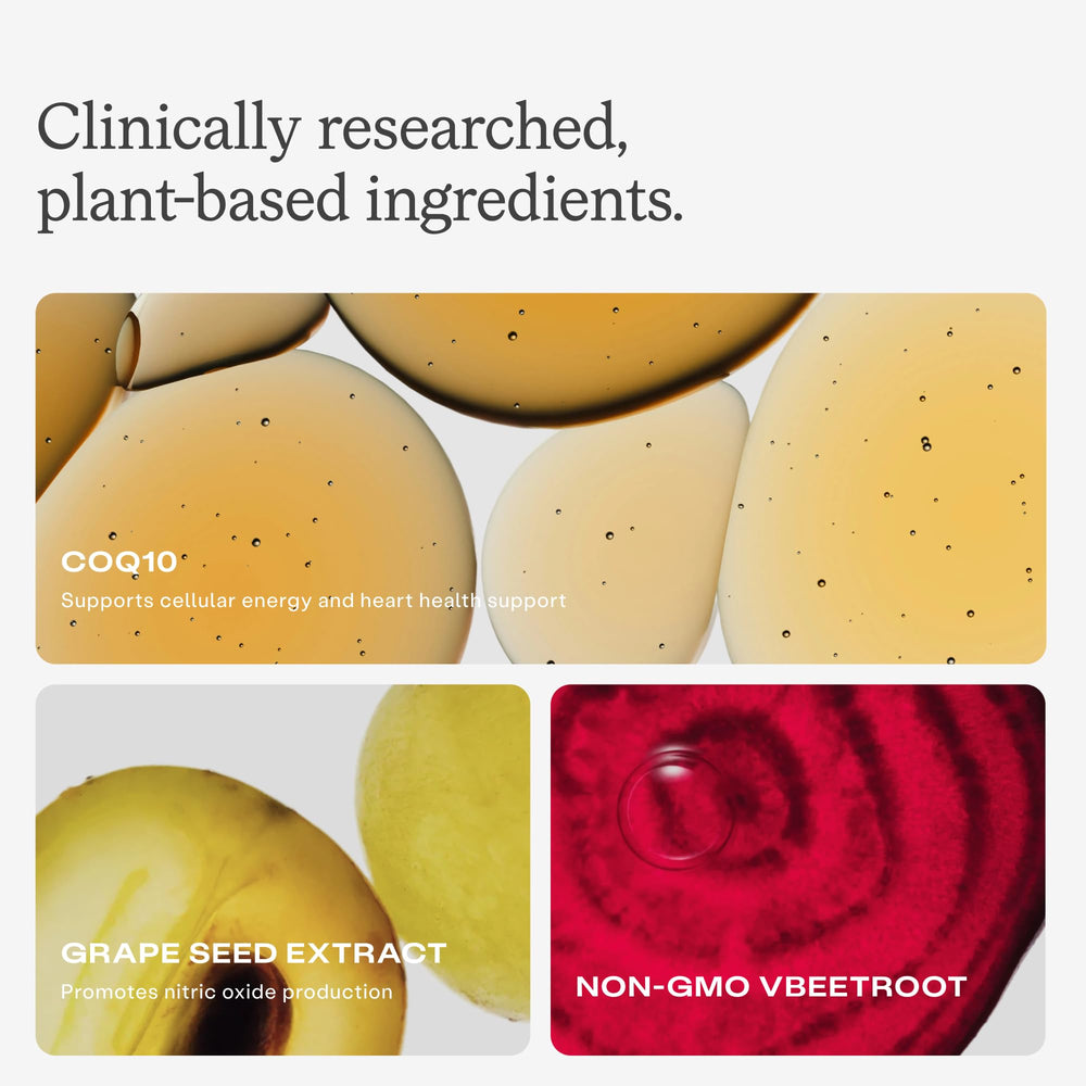 Humann SupBeets Heart Chews label highlights beetroot sourcing.