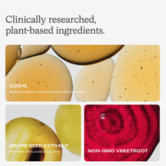 Humann SupBeets Heart Chews label highlights beetroot sourcing.