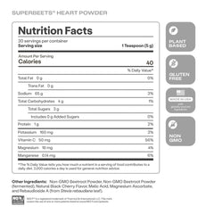 Humann SuperBeets clinically studied formula supports nitric oxide production.