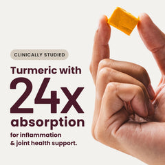 Humann Turmeric Chews 300 mg turmeric extract on show for daily support