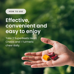 Humann Turmeric Chews color and texture for active lifestyle use