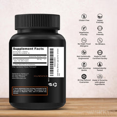 HUMANX Fisetin capsules closeup — 500mg serving for daily use