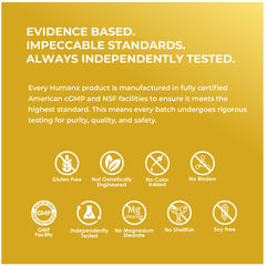 HUMANX Lactoferrin 500mg usage instructions suggest easy inclusion in daily routine