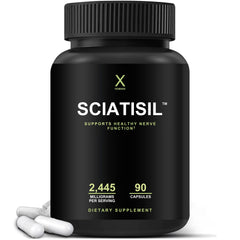 HUMANX Sciatisil bottle promotes daily nerve support and overall wellness