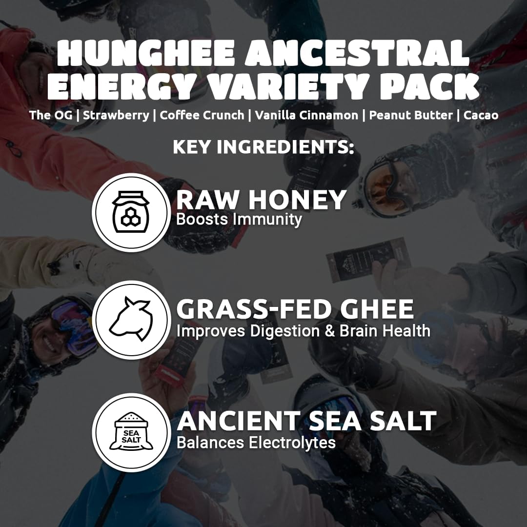 Hunghee Ancestral Energy bulk pack display with 24 convenient servings.