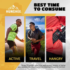 Athlete enjoying Hunghee energy snack during training