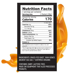 Close-up of Hunghee blend ingredients: ghee and raw honey for energy