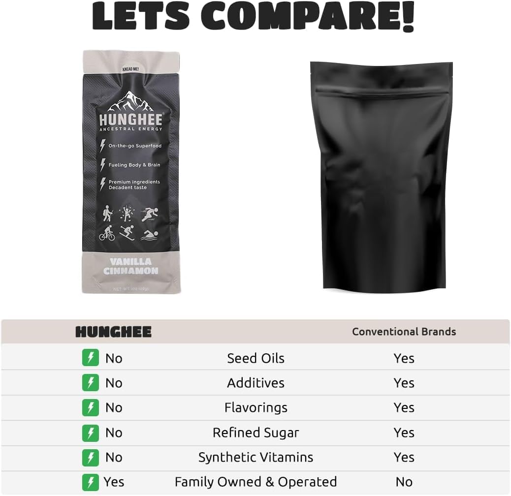 Detail of sea salt in Hunghee Ancestral Energy Vanilla Cinnamon Pack emphasizing electrolytes