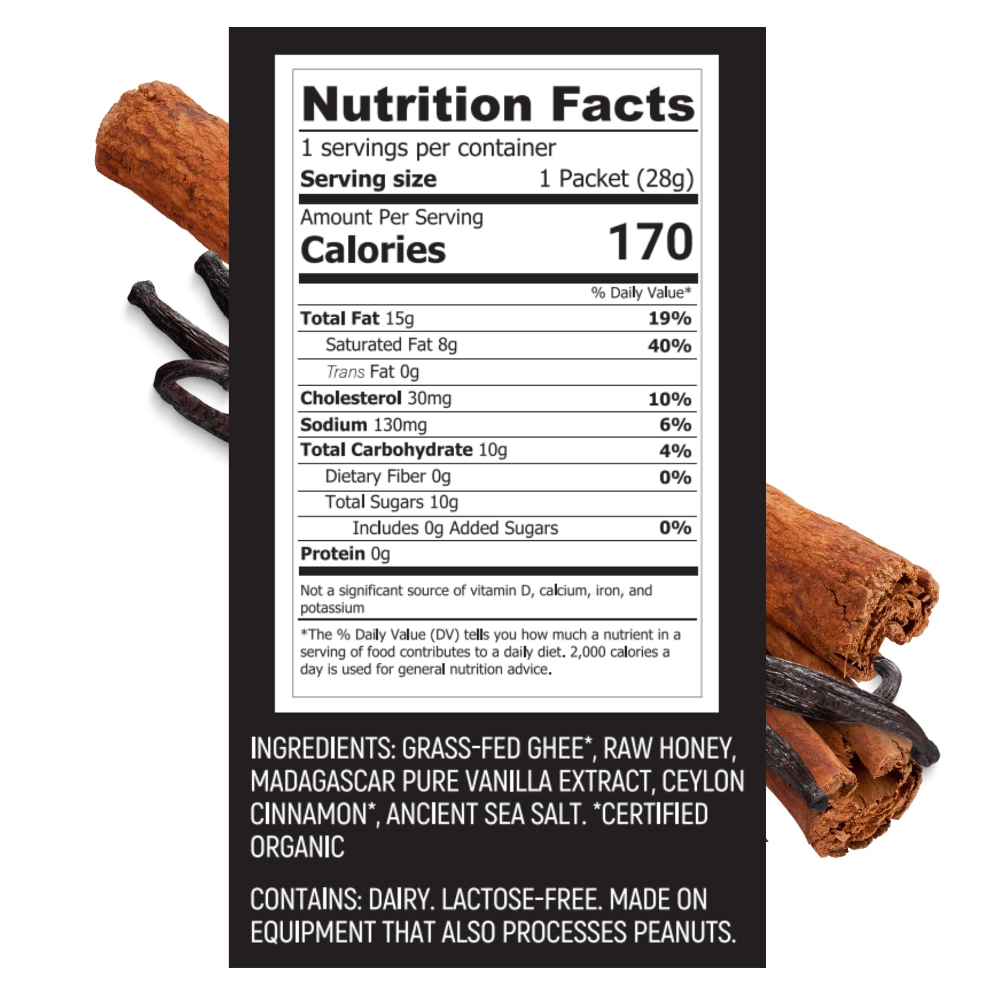 Hunghee Ancestral Energy Vanilla Cinnamon Pack in hand for on the go fueling during workouts