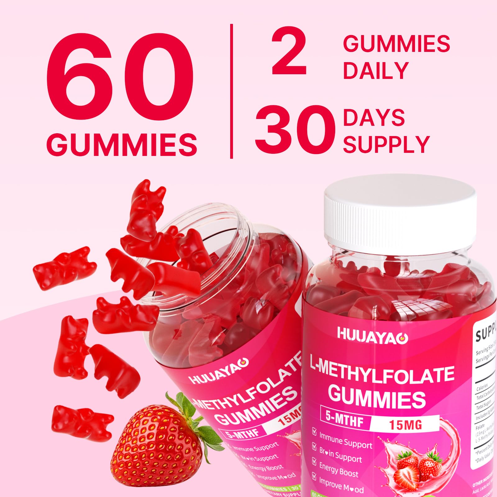 Gummies texture close-up emphasizing sugar-free formulation