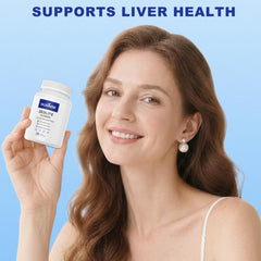 HUXINSK Zeolite Detox gut balance visual showing prebiotic support