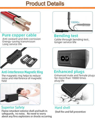 Safety protections guard against overvoltage and short circuits