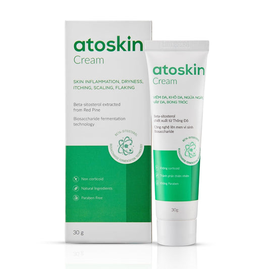 HVSun Atoskin eczema cream jar suitable for sensitive skin.