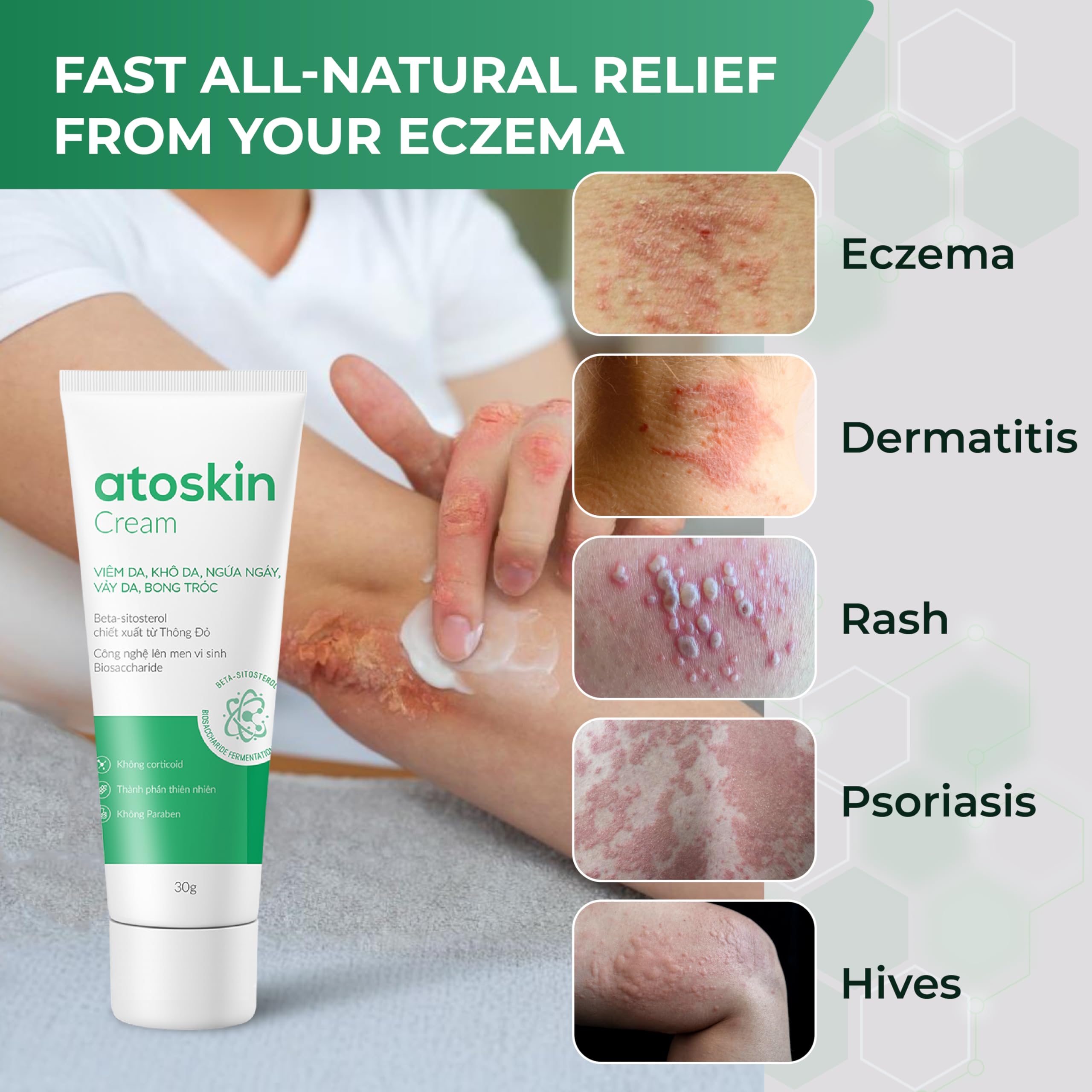 HVSun Atoskin physician-developed label enhances trust.
