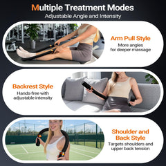 HYAKO S1 hands-free relaxation targets shoulder and upper back tension.