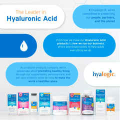 Hyalogic Hyaluronic Acid Gummies on-the-go for active individuals.